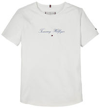 Tommy Hilfiger T-shirt - Script Slim - White