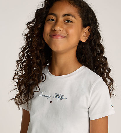Tommy Hilfiger T-shirt - Script Slim - White