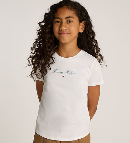 Tommy Hilfiger T-shirt - Script Slim - White