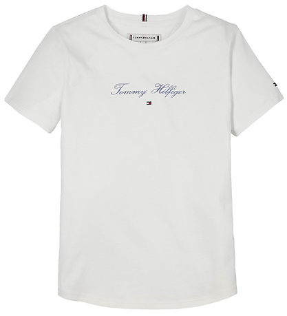 Tommy Hilfiger T-shirt - Script Slim - White