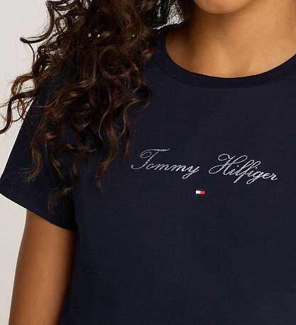 Tommy Hilfiger T-skjorte - Manus Slim - Dark Natt Navy