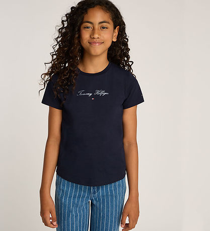 Tommy Hilfiger T-skjorte - Manus Slim - Dark Natt Navy