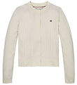 Tommy Hilfiger Cardigan - Knitted - Mini Cable - Ivory Petal