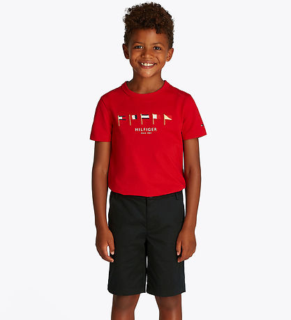 Tommy Hilfiger Shorts - Chino - Svart