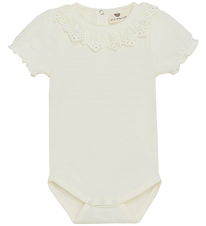 En Fant Bodysuit s/s - Egret