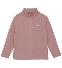 Color Kids Jas m. Fleece - Stretch - Woodrose