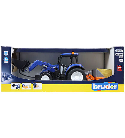 Bruder Tractor - New Holland T5.120 m. Frontlader - 02187
