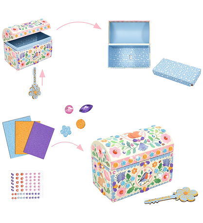 Djeco Chest DIY - Mini Boites - Precious Treasure