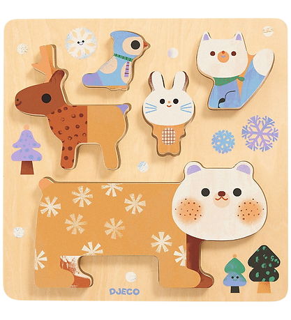 Djeco Puzzlespiel - WoodyStack