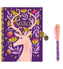 Djeco Diary w. Lock & Magic Pen - Melissa Castrillon - Crested