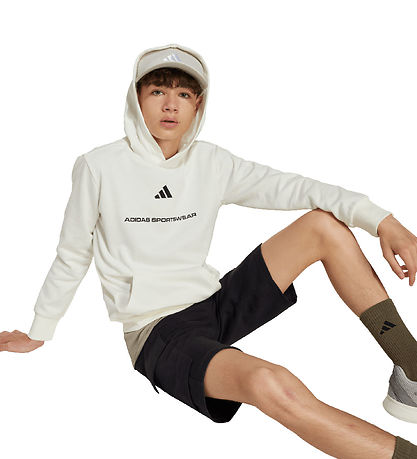 adidas Performance Hoodie - B FL - Owhite