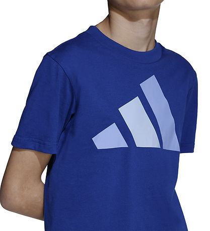 adidas Performance T-skjorte - J BL - Royblu/Blufus/Globlu