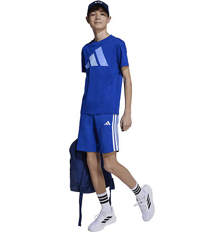 adidas Performance T-skjorte - J BL - Royblu/Blufus/Globlu