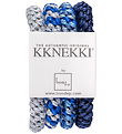Kknekki Haargummis - 4er-Pack - Blau/Grau