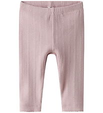 Name It Leggings - NbfKisa - Brun Lilac