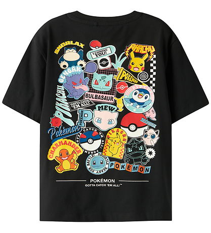 Name It T-shirt - Noos - NkmJeno - Pokémon - Black