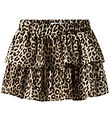 Name It Kjol - NkfVinaya - Noos - Black/Leopard AOP