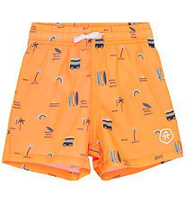 Color Kids Zwembroeken - AOP - Oranje Pop