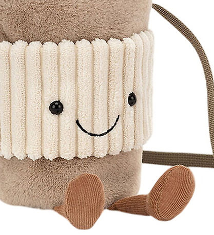 Jellycat Shoulder Bag - 20x9 cm - Amuseable Coffee-To-Go