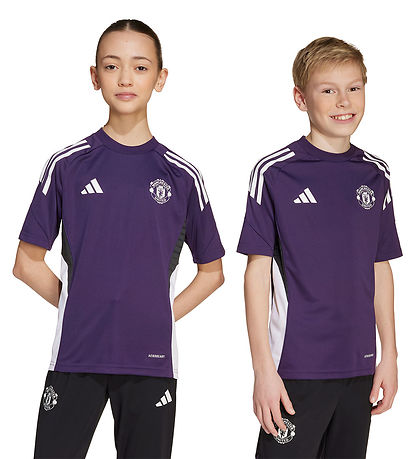 adidas Performance Voetbalshirt - MUFC TR JSY Y - Aurplu/Wit/So