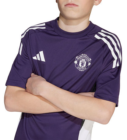 adidas Performance Voetbalshirt - MUFC TR JSY Y - Aurplu/Wit/So