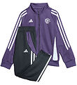 adidas Performance Tracksuit - MUFC TK SUIT I - Aurplu/Black