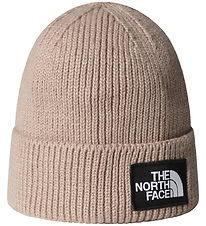 The North Face Mössa - Stickad - Logo Box Manschett - Svamp Grey