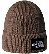 The North Face Húfa - Prjónað - Lógó Box Með handjárnum - Smokey