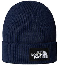 The North Face Húfa - Prjónað - Lógó Box Með belti - Summit Dökk