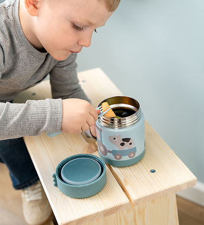 Done by Deer Thermoskan - 300 ml - Tiny Farm - Blauw