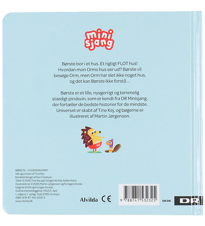 Alvilda Book - Mini Song - Brush - Where Does Worm Live? - Danis