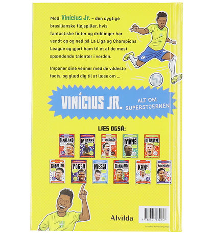 Alvilda Book - Football Stars - Vinicius Jr. - Danish
