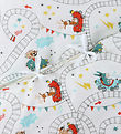 Nørgaard Madsens Bedding - Baby - White w. Rollercoaster