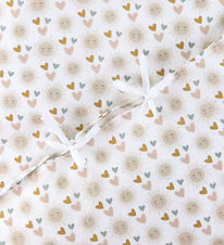 Nørgaard Madsens Bedding - Baby - White w. Happy Sun/Hearts
