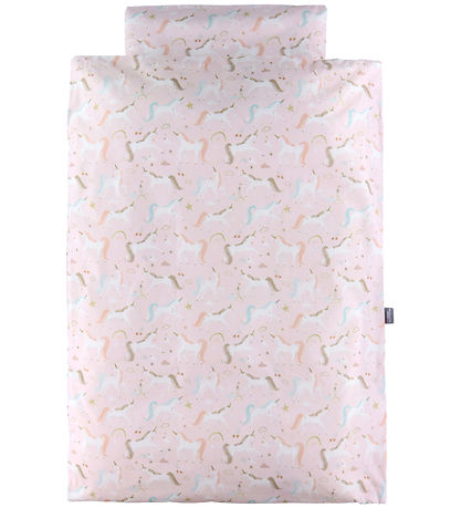 Nørgaard Madsens Bedding - Baby - Pink w. Unicorns