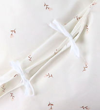 Nørgaard Madsens Bedding - Junior - Off White w. Mauve Flowers