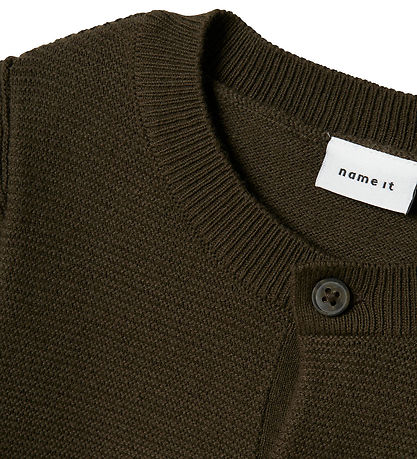 Name It Cardigan - Knitted - NmmLuther - Turkish Coffee