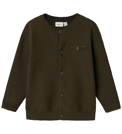 Name It Cardigan - Knitted - NmmLuther - Turkish Coffee