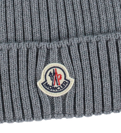 Moncler Beanie - Wool - Grey Melange