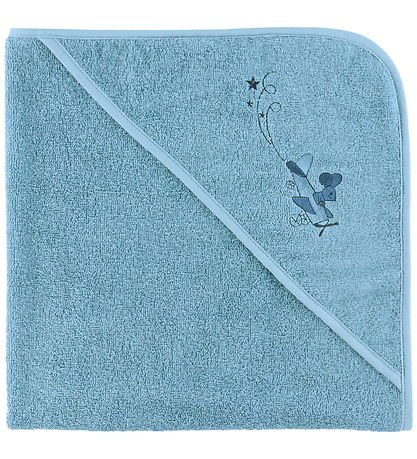 Serviette pour bébé Nørgaard Madsens - 75x75 cm - Bleu av. Avion