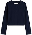 Tommy Hilfiger Blouse - Pointelle - Dark Night Navy