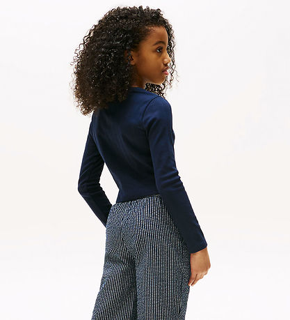 Tommy Hilfiger Blouse - Pointelle - Dark Night Navy