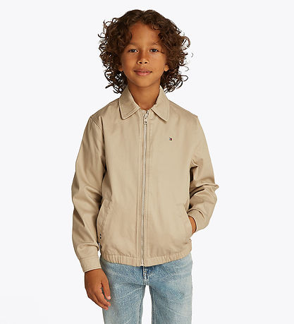 Tommy Hilfiger Jacke - Cotton Efeu - Sandelholz Khaki