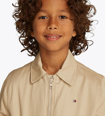 Tommy Hilfiger Jacke - Cotton Efeu - Sandelholz Khaki