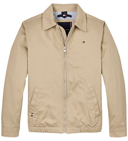 Tommy Hilfiger Jacke - Cotton Efeu - Sandelholz Khaki