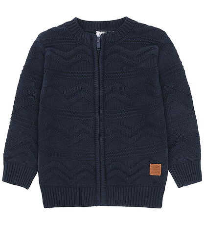 Hust and Claire Cardigan - Knitted - Charli - Blues w. Pattern