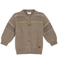 Hust and Claire Cardigan - Knitted - Charlie - Beaver