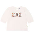 Hust and Claire Blouse - Alma - Ivory w. Dogs