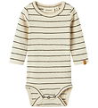 Lil' Atelier Bodysuit l/s - NbmGeo - Turtledove