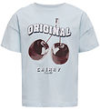 Kids Only T-Shirt - KogCarrie - Ballade Blue/Original